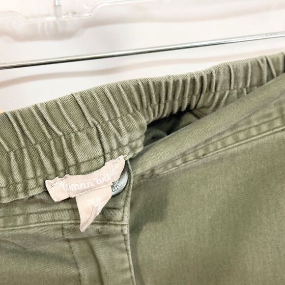 Woman Within Plus Size 26W Jeans Elastic Waist Stretch Pull On Green 487 - Picture 8 of 9